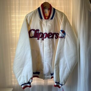 Vintage San Diego Clippers Hardwood Classic White Jacket
